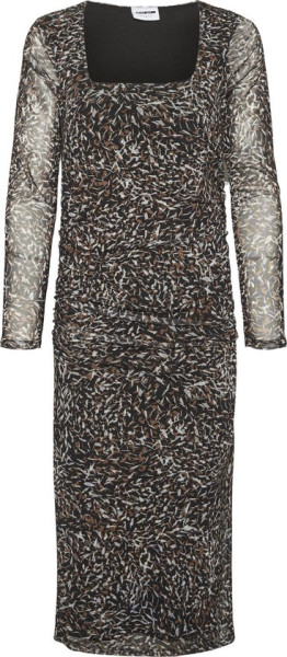 Noisy may - Maat S - NMISA L/S MESH DRESS Dames Jurk