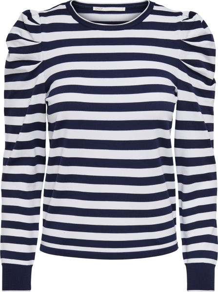 ONLY Maat L ONLKELCINA L/S STRIPE PULLOVER CC KNT Dames Trui