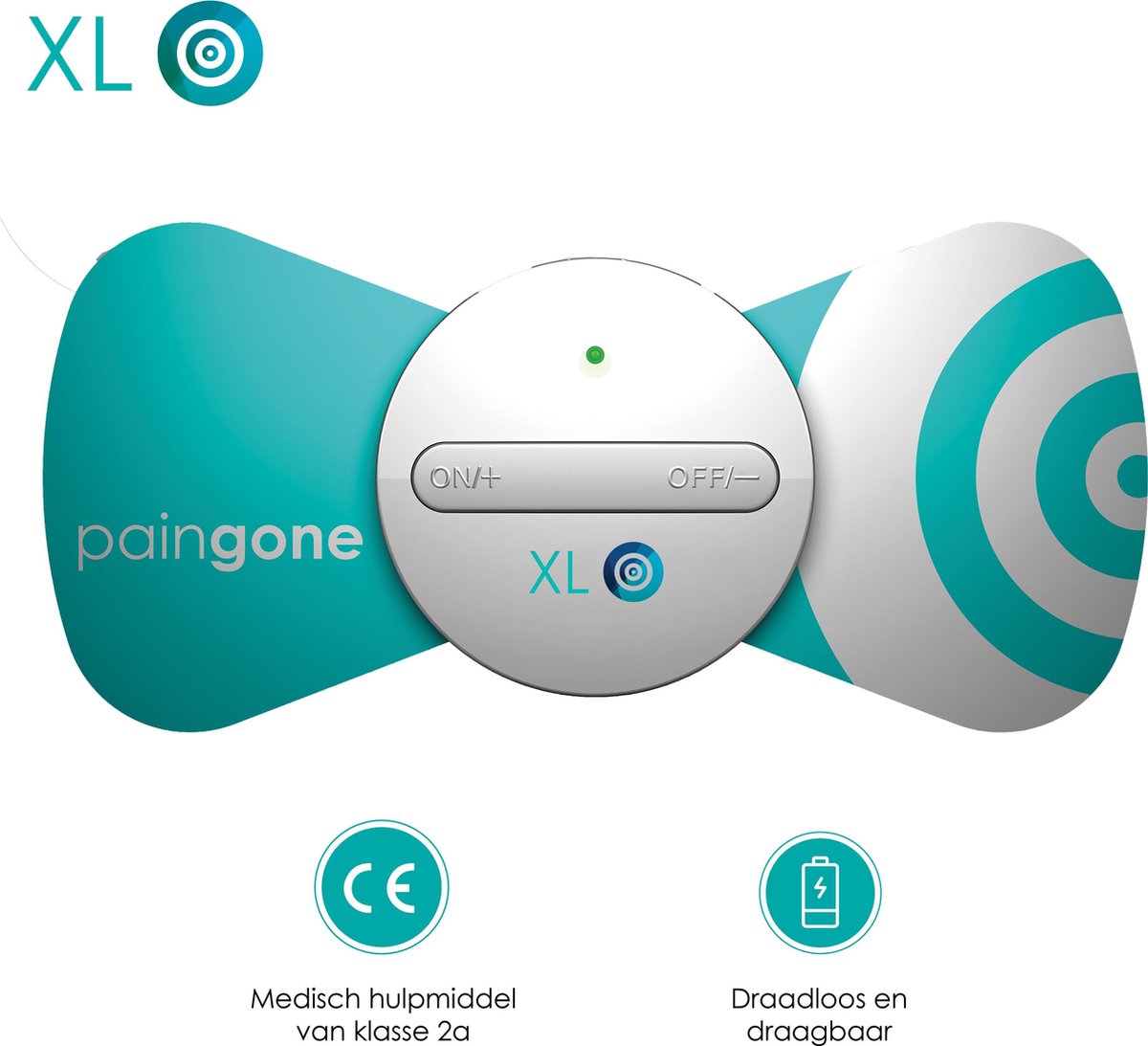 Paingone XL: TENS- elektrode om de pijn te verlichten