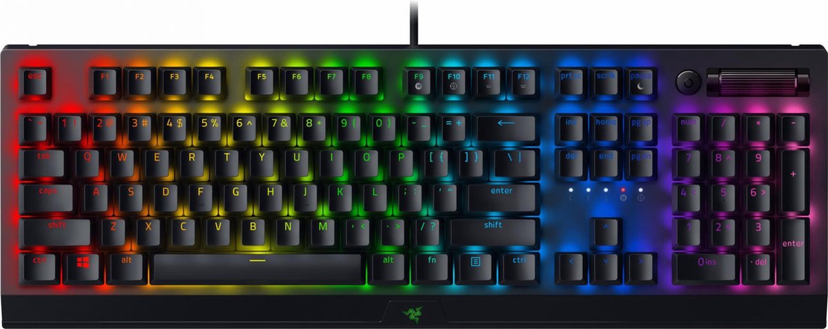 Razer BlackWidow V3 Mechanisch Qwerty Gaming Toetsenbord - Gele Switch