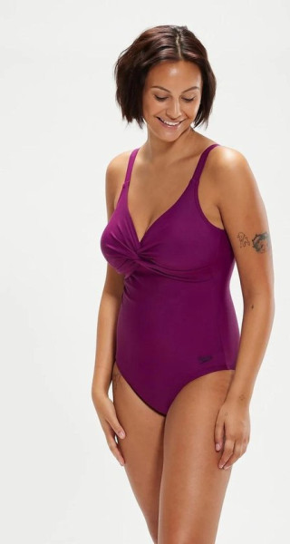 Speedo Maat 44 Shaping Brigitte 1 Piece Dames - Paars
