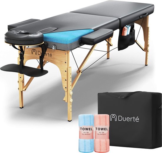 Merkloos Therapeutisch Massagetafel – Verstelbaar, Ergonomisch & Comfortabel – Massagebed - Behandeltafel - B