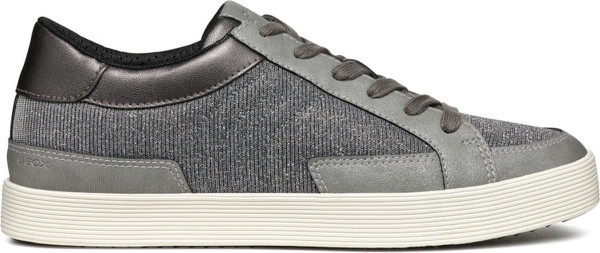 GEOX D BLOMIEE - maat 38 - Dames Veterschoenen - DK GREY