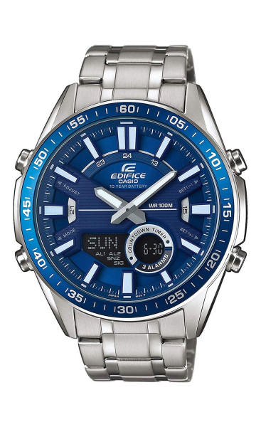 Casio Edifice EFV-C100D-2AVEF Herenhorloge 44 mm - Zilverkleurig