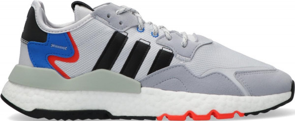 Adidas Heren - Maat 44⅔ - Lage sneakers Nite Jogger - Grijs