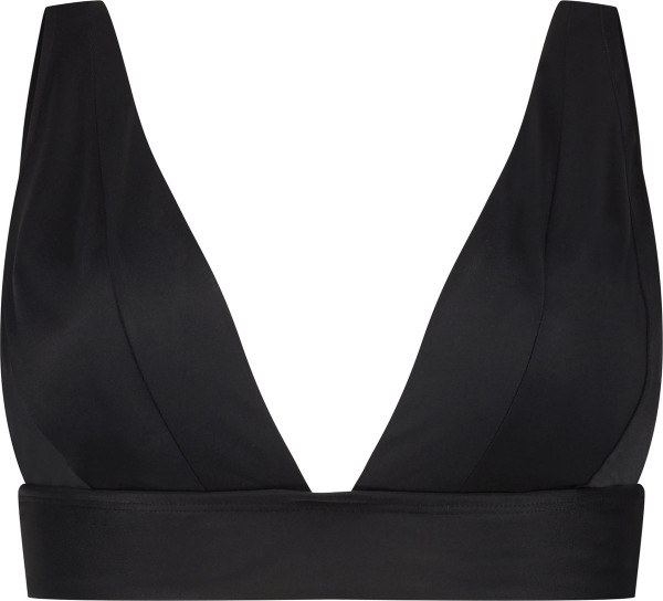 Hunkemöller MAAT 2XL Luxe triangle Dames Bikinitopje - Zwart - Maat 2XL