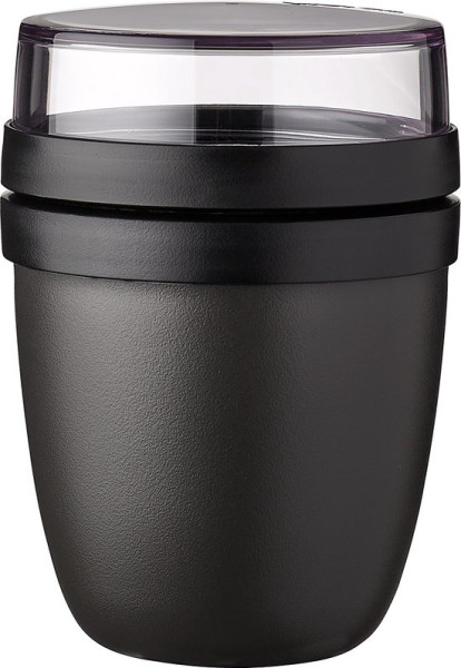 Mepal Lunchpot mini – 300 ml + 120 ml – Yoghurt en Muesli beker to go – Ellipse – Nordic black