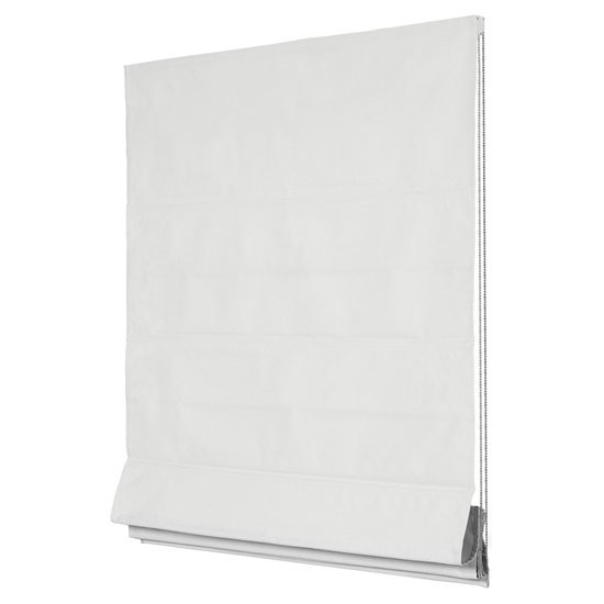 Intensions Exclusive-Vouwgordijn Lichtdoorlatend-Uni Luxe Wit-100x220cm