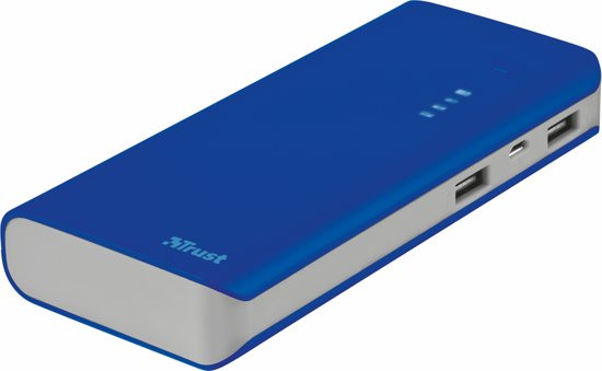 Demomodel - Trust Urban Primo Powerbank 10000 mAh - Blauw