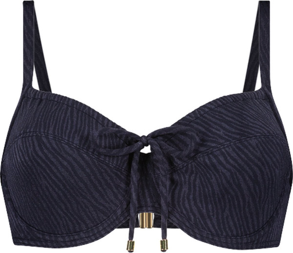 CYELL Maat 75E Midnight Zebra bikinitop met beugel - dames