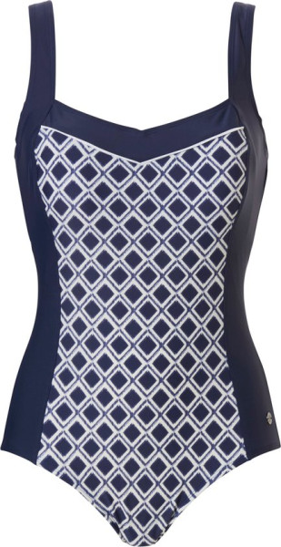 Pastunette Beach - 48 - Blue Pattern - Corrigerend Badpak - Blauw