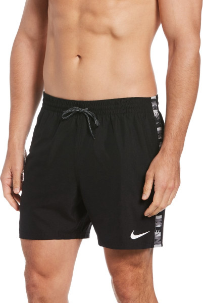 Nike - Maat S - Swim Logo Tape 5" Volley Heren Zwembroek