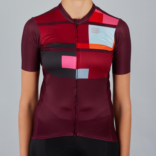 Sportful - Maat XL - Idea W Fietsshirt Dames - Rood