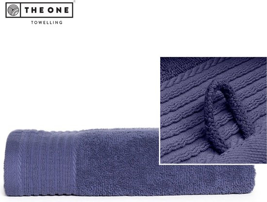The One Towelling Classic handdoek - Hoge vochtopname - 100% Zacht katoen - 50 x 100 cm - Denim