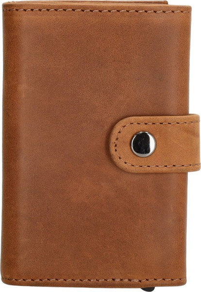 Micmacbags Everyday Safety Wallet - Bruin - Leer