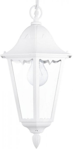 Koopjeshoek - EGLO Navedo - Buitenverlichting - Hanglamp - 1 Lichts - Wit - Helder