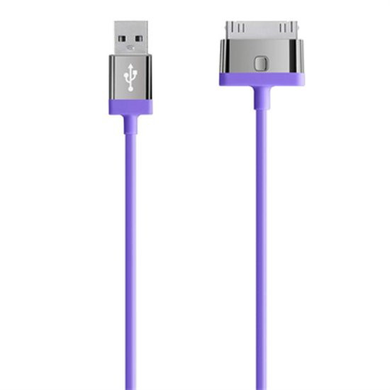 Belkin MIXIT Apple 30 pins naar USB Kabel - 2m - Paars