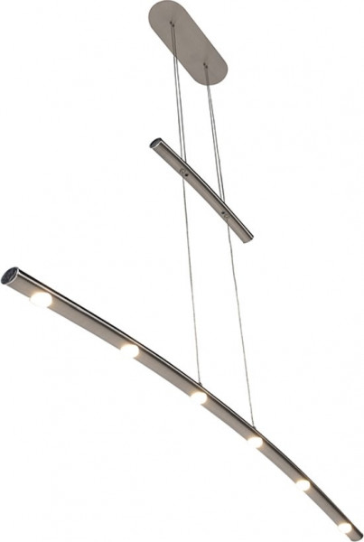 Hanglamp - Columbus - LED - Nikkel mat