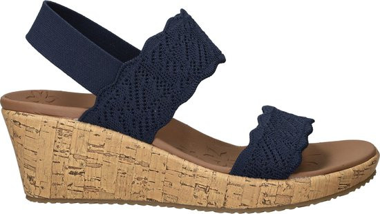 Skechers - maat 40- Beverlee - Timeless Touch - Dames Sandalen - Navy