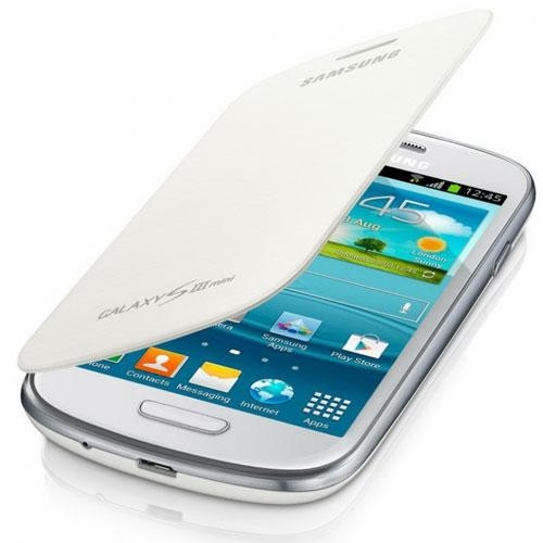 Samsung Flip Cover voor de Samsung Galaxy S3 Mini - Wit