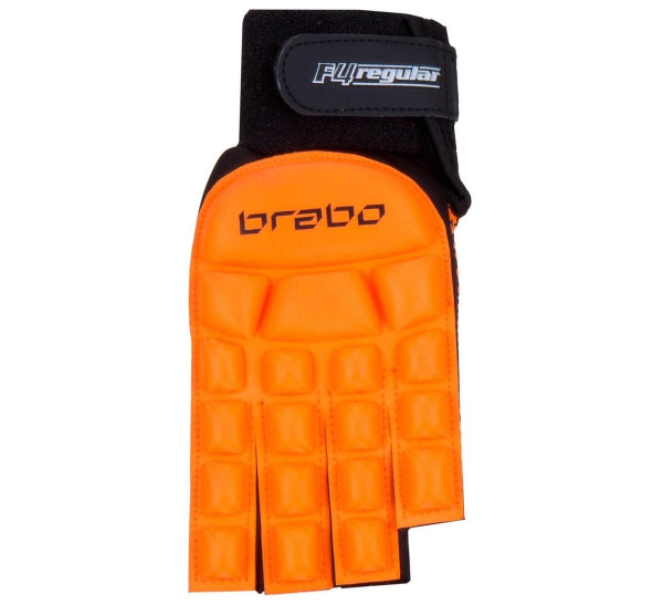 Brabo Foam Glove F4.1 w/o Thumb - Maat XS - L.H. Orange Sporthandschoenen Unisex