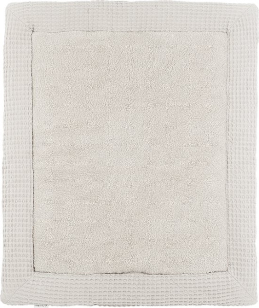 Meyco Baby Wafel Teddy boxkleed - greige - 80x100cm
