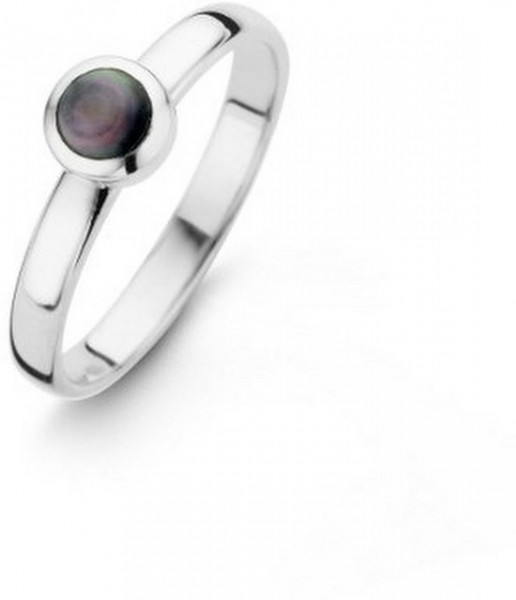Casa Jewelry Ring Pom Grey S 58 - Zilver - Maat 18.50
