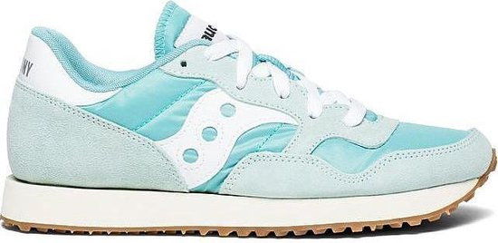 Saucony - Maat 36 - DXN Trainer Vintage Sneakers Dames - Aqua/White