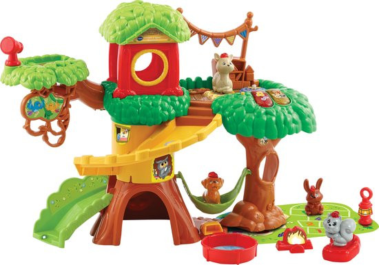 VTech Zoef Zoef Dieren Ontdek & Speel Boomhut – Educatief Speelgoed - Licht- en Geluidseffecten - 1