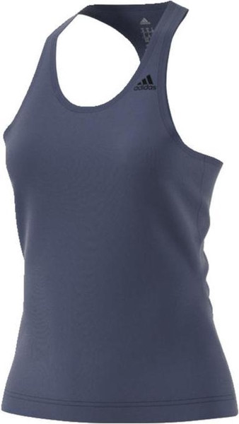 adidas - Maat S - Tank Solid Tanktop Dames - Noble Indigo