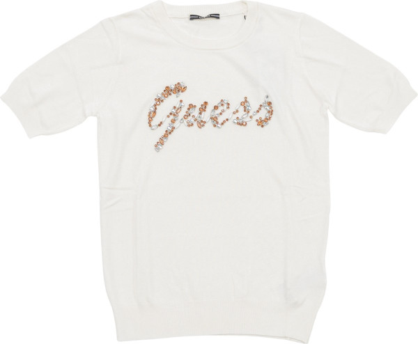 Guess Maat S EDITH RN SS SWTR Trui - Beige