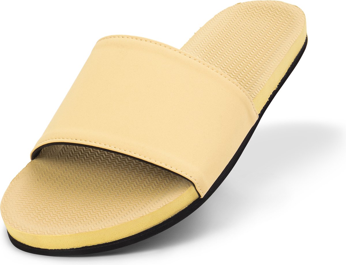 echtgenoot Nutteloos markeerstift Indosole - maat 40-42 - Slides Essential Light Dames Slippers - Geel | DGM  Outlet