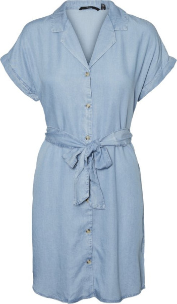 Vero Moda - Maat L - VMTARA SS SHORT SHIRT DRESS GA NOOS Dames Jurk