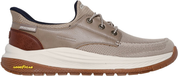 Skechers Slip-ins Meroe -- maat 44 - Alden - Heren Instappers - Taupe