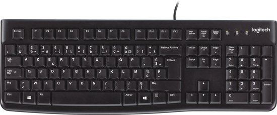 Logitech K120 - Toetsenbord - AZERTY BE - Zwart