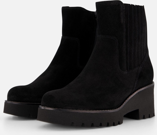 Gabor Chelsea boots - maat 39 - zwart Suede - Dames