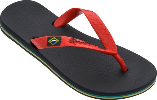 Ipanema Classic Brasil - 27/28 - Kids Slippers - Zwart/Rood