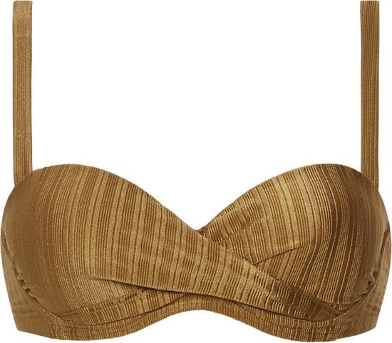 Beachlife Maat 38E Dull Gold Bikinitop met beugel Dames
