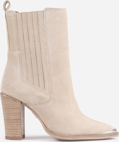 BRONX New Americana - maat 38 - Dames Enkellaarzen - Beige