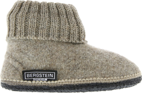 Bergstein - Maat 21 - Cozy - Sloffen - Unisex Junior - Beige