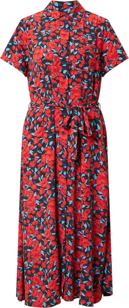 Colourful Rebel Maat M Dalia Roses Maxi Shirt Jurk