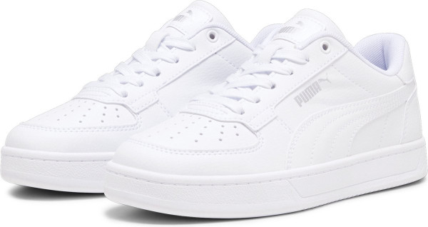 PUMA Puma Caven 2.0 Jr - maat 37 - Unisex Sneakers - Puma White-Puma Silver-Puma Black