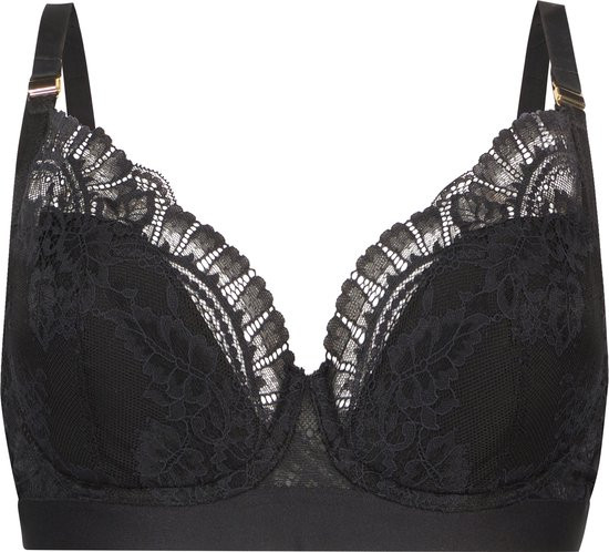 Hunkemöller - maat E80 - Dames Lingerie Voorgevormde voedingsbh Adelaide - Zwart