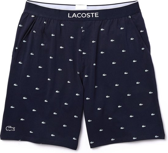 Lacoste - Maat XS - Heren Short - Navy/Wit