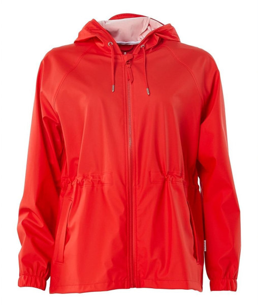 Rains - Maat XXS - W Jacket 1268 Regenjas Vrouwen - Rood