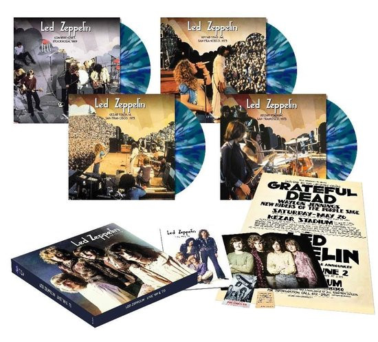 Led Zeppelin - Live '69 & '73 (4 LP) (Limited Deluxe Edition) ( Coloured Vinyl)