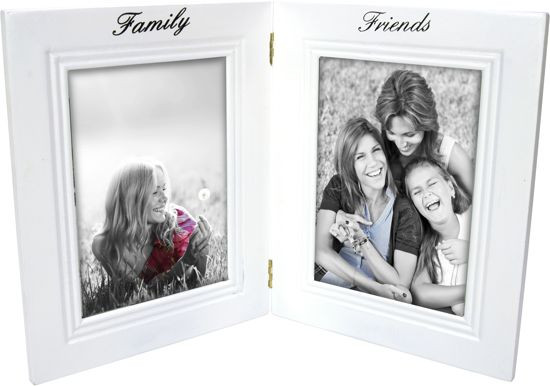 Gusta duo-fotolijst 'Family & Friends'Wit