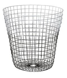 Mand (50 cm) zwart/wit