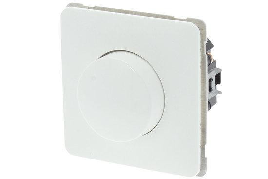 Peha Standaard Inbouw Dimmer - Tot 300W - Draai-Uit - Polarwit