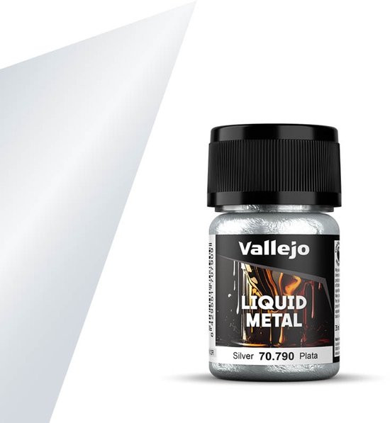 Vallejo 70790 Liquid Silver Verf potje